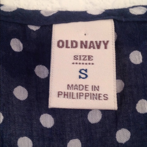 FINAL MARKDOWN Ladies' Old Navy Polka Dot Tank Top (S) - Picture 2 of 5